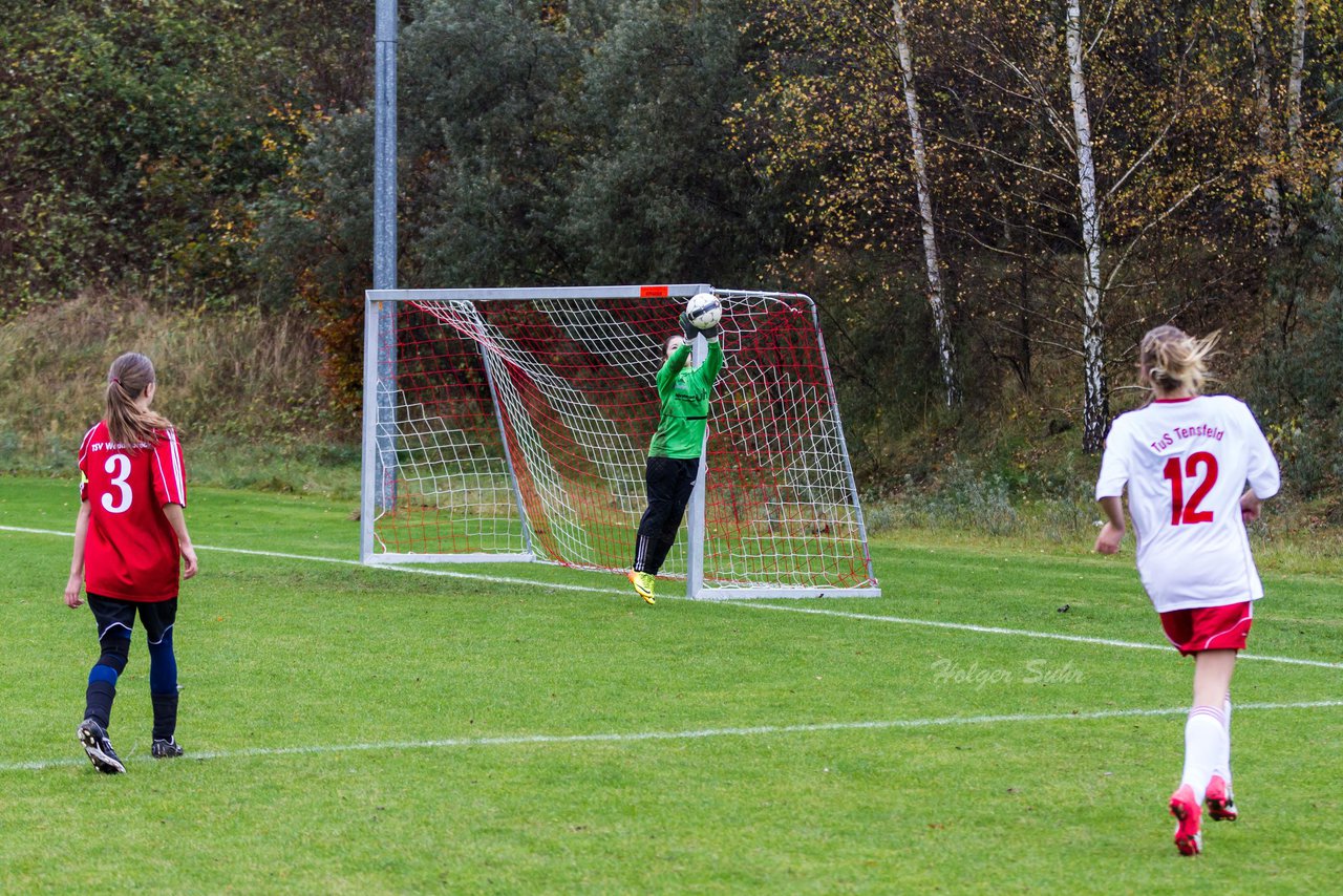 Bild 79 - B-Juniorinnen TuS Tensfeld - TSV Weddelbrook : Ergebnis: 3:1